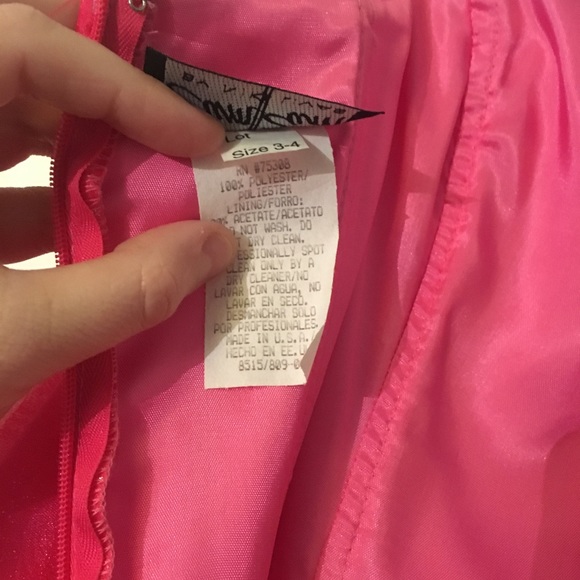 Niki Livas Pink Princess Prom Dress w/ crystal dec - Picture 7 of 8